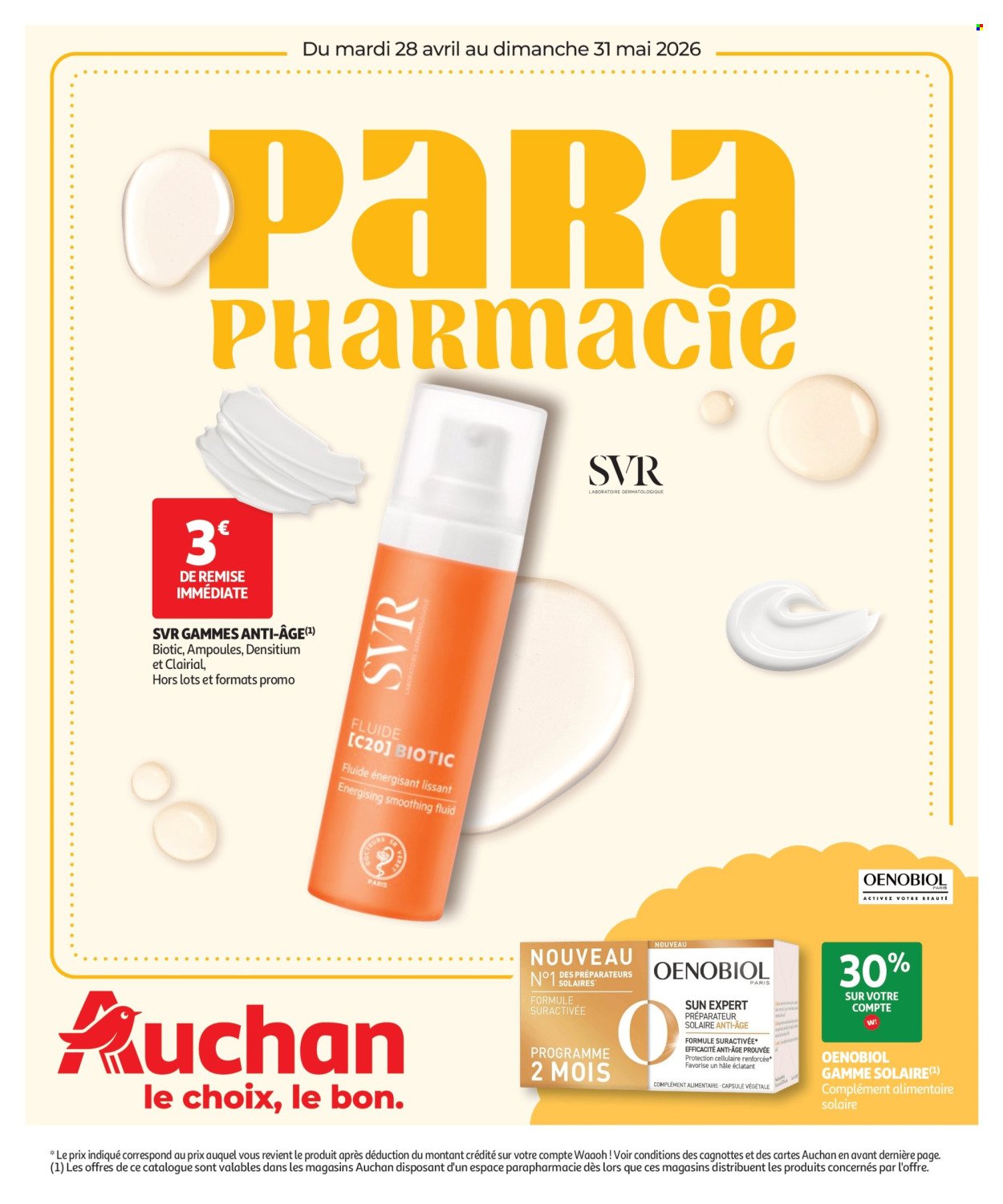 Catalogue AUCHAN - Parapharmacie, beauté