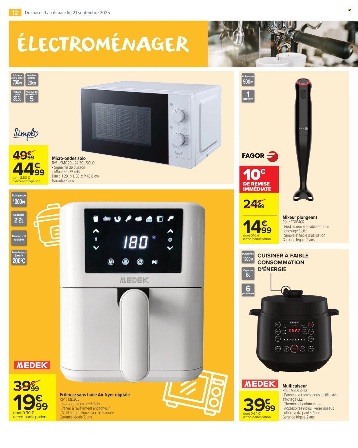 Catalogue CARREFOUR MARKET - LES PETITS PRIX DE LA RENTRÉE (2025-09-09 - 2025-09-21)