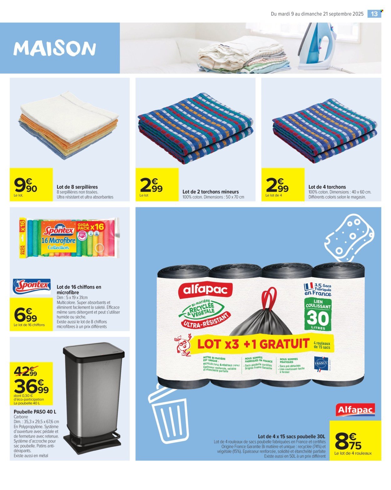 Catalogue CARREFOUR MARKET - LES PETITS PRIX DE LA RENTRÉE (2025-09-09 - 2025-09-21)