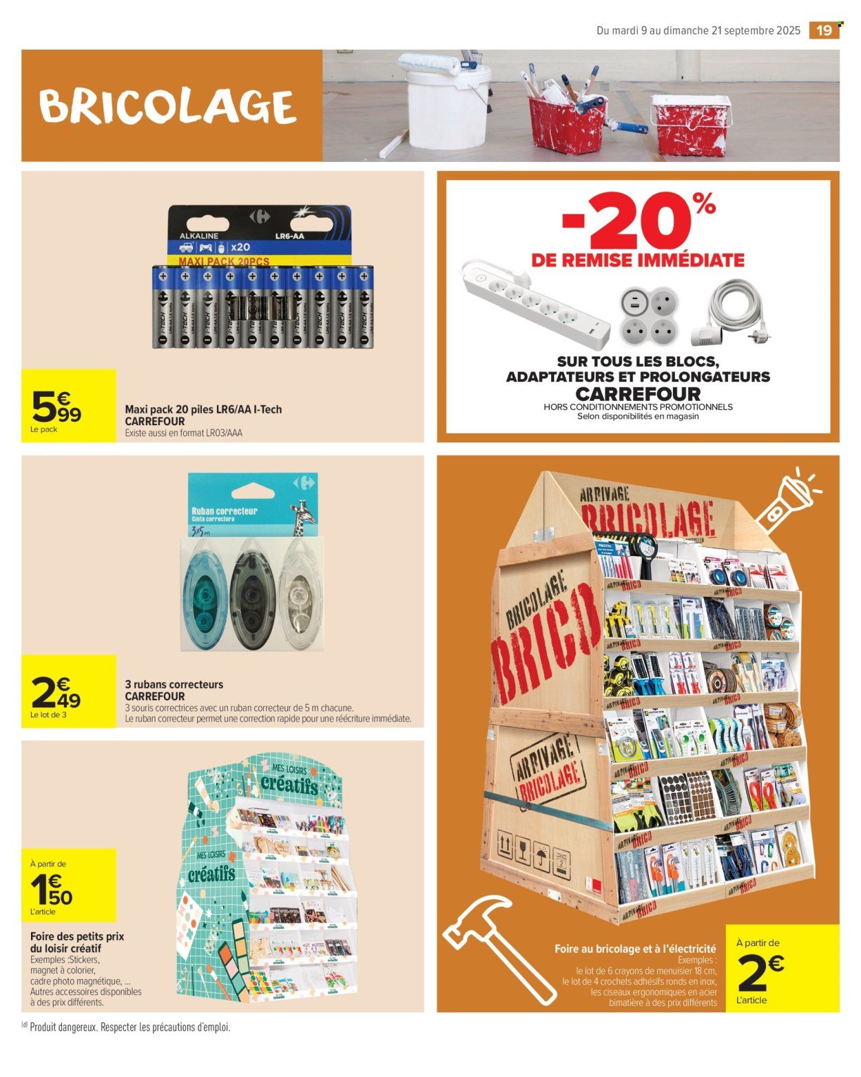 Catalogue CARREFOUR MARKET - LES PETITS PRIX DE LA RENTRÉE (2025-09-09 - 2025-09-21)