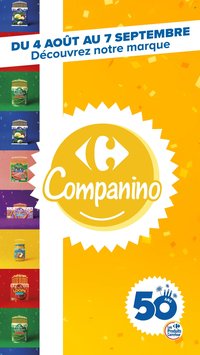 Catalogue CARREFOUR - DÉCOUVREZ LA MARQUE CARREFOUR COMPANINO