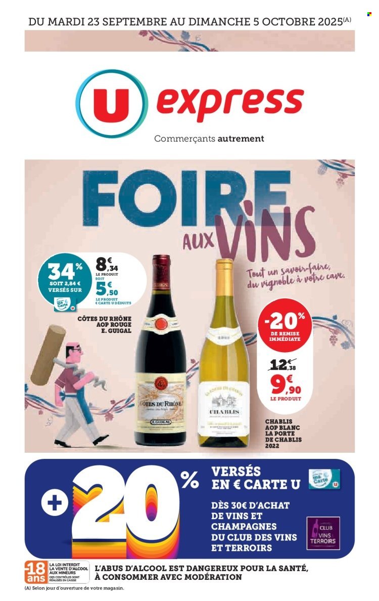 Catalogue U EXPRESS - FOIRE AUX VINS Consultation en avant-première (2025-09-23 - 2025-10-05)