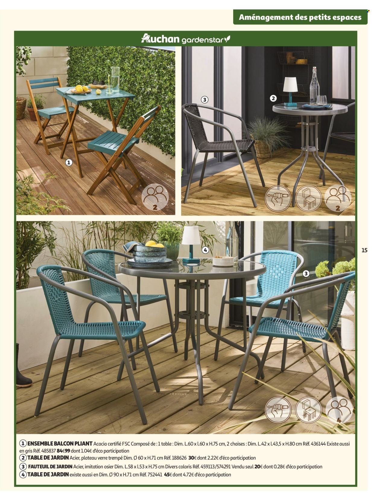 Catalogue AUCHAN - Jardinage, meubles jardin (2026-03-03 - 2026-06-14)