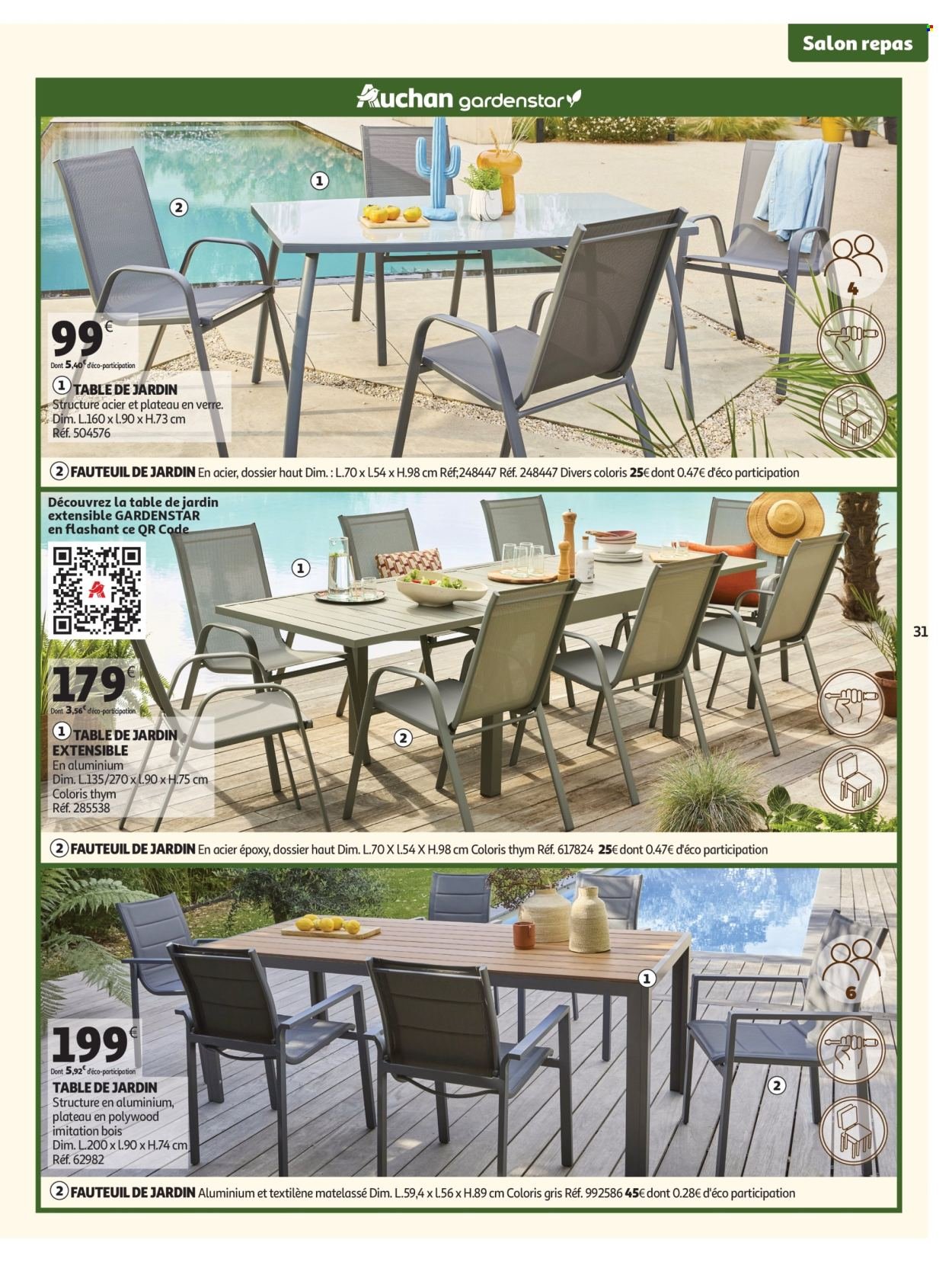 Catalogue AUCHAN - Jardinage, meubles jardin (2026-03-03 - 2026-06-14)