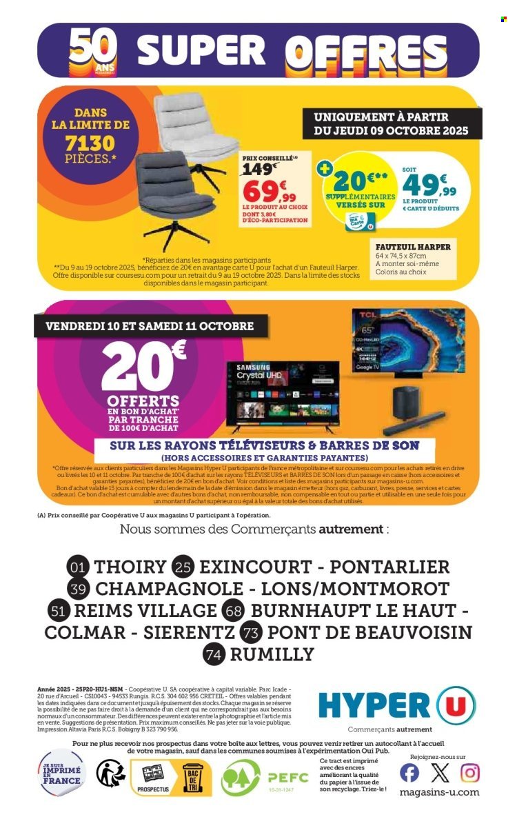 Catalogue HYPER U - Les prix bas de la semaine (2025-10-07 - 2025-10-19)
