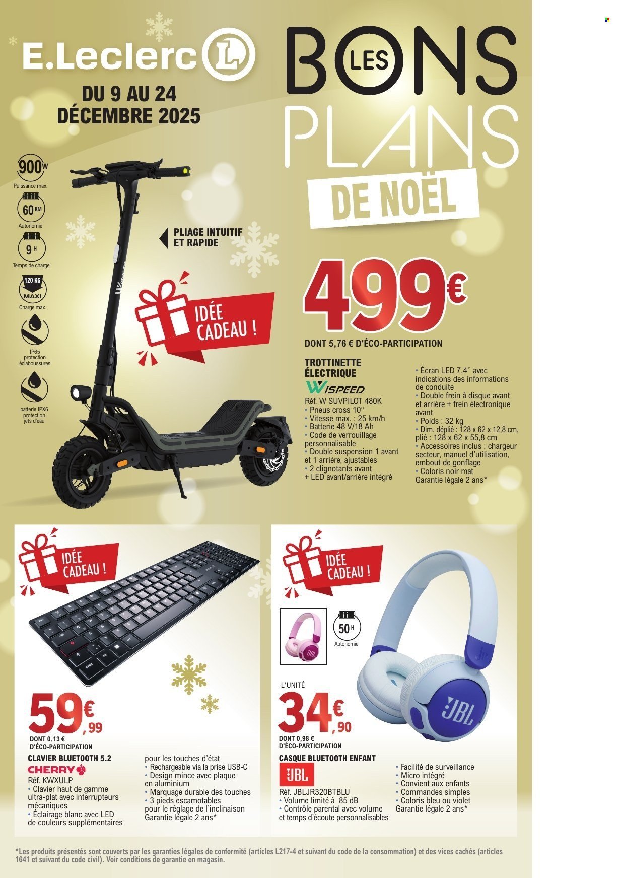 Catalogue E.LECLERC - BONS PLANS NOËL (2025-12-09 - 2025-12-24)
