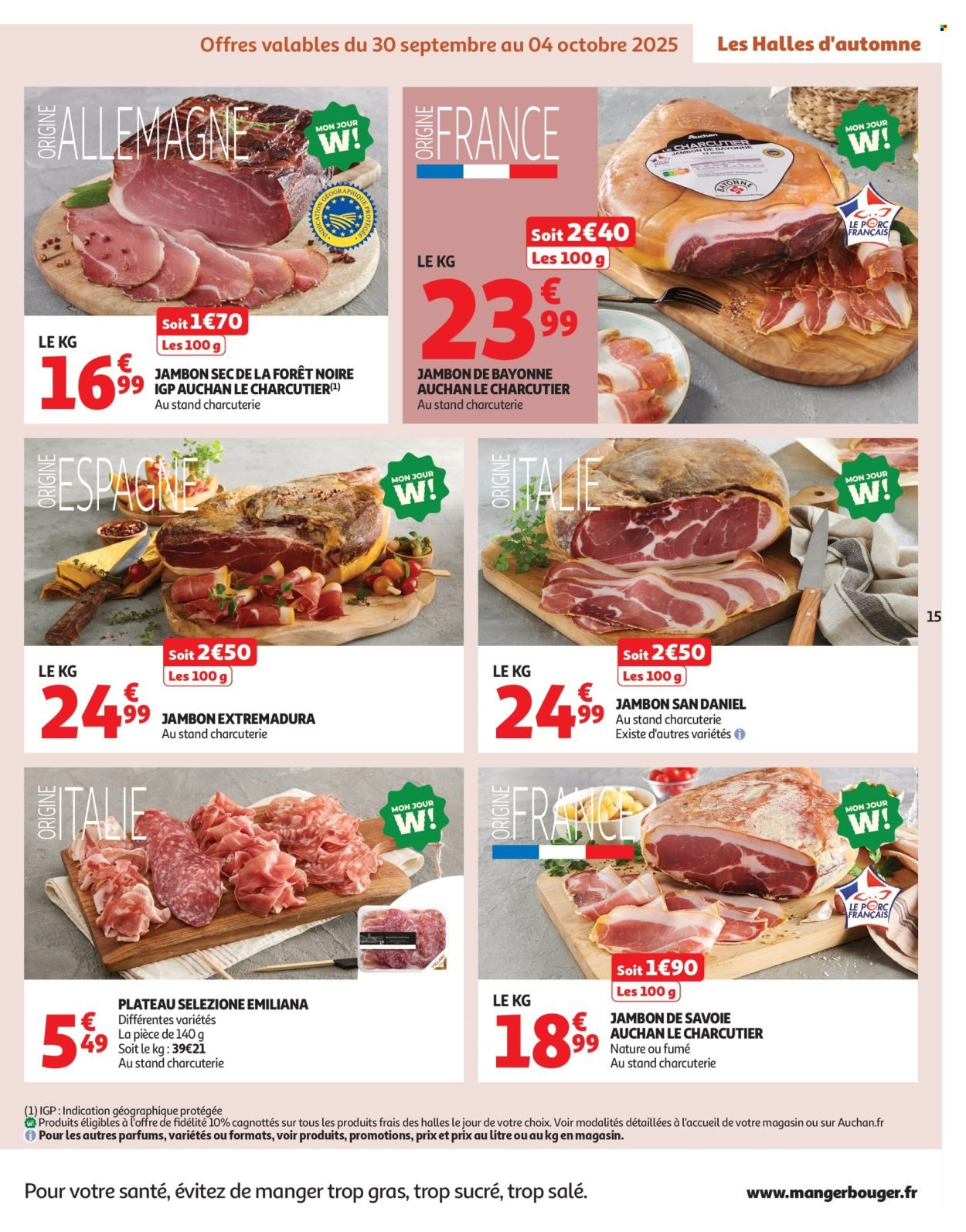 Catalogue AUCHAN - Les Halles d'automne : les prix bas, c'est toujours de saison (2025-09-30 - 2025-10-12)