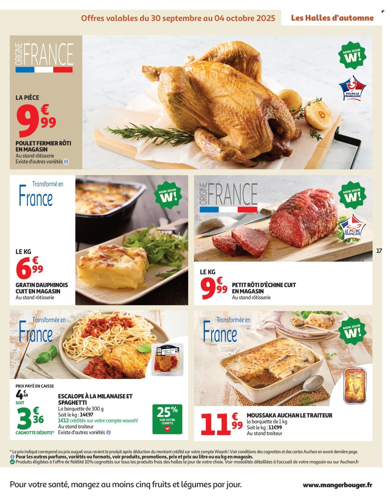 Catalogue AUCHAN - Les Halles d'automne : les prix bas, c'est toujours de saison (2025-09-30 - 2025-10-12)