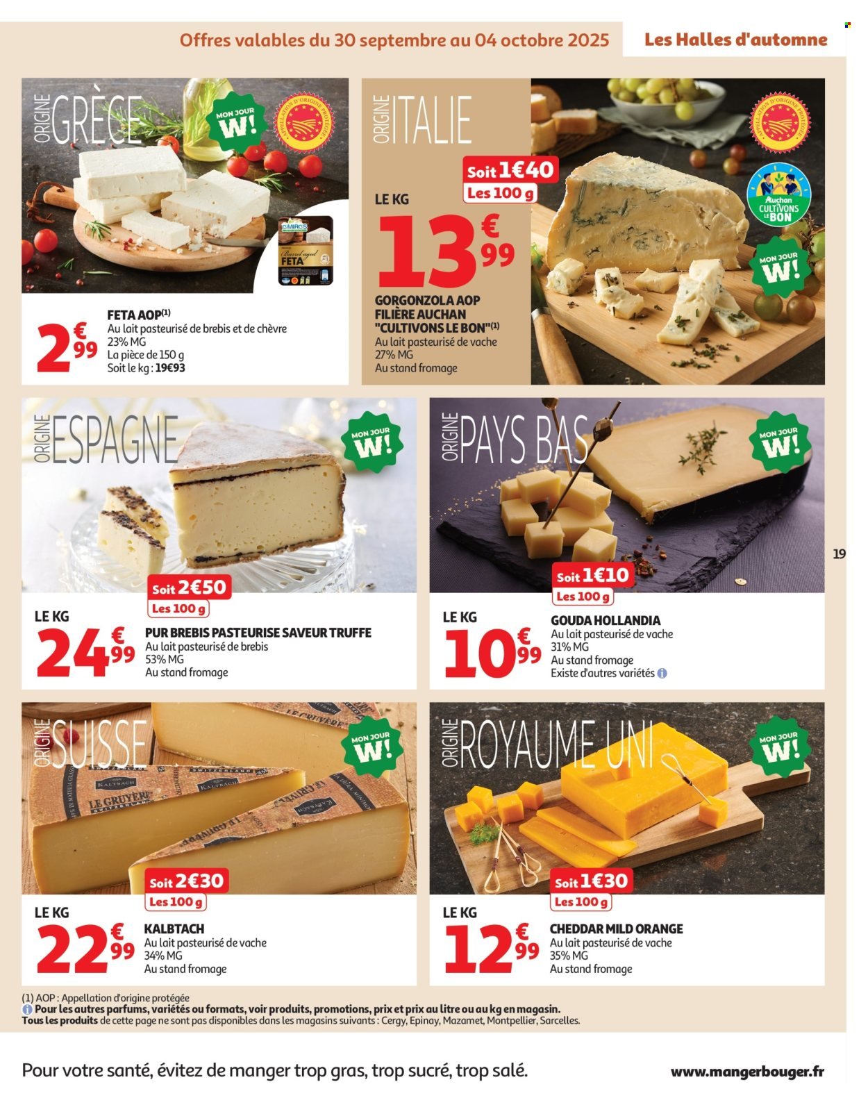 Catalogue AUCHAN - Les Halles d'automne : les prix bas, c'est toujours de saison (2025-09-30 - 2025-10-12)