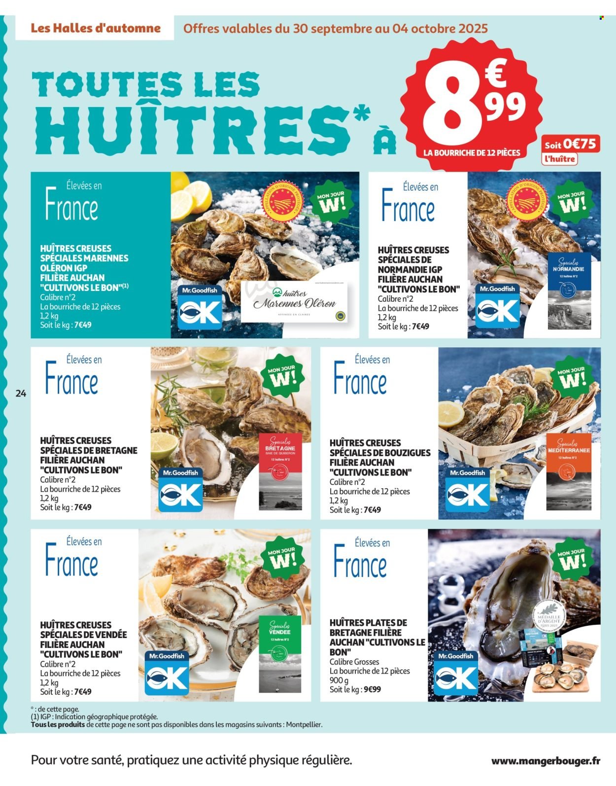 Catalogue AUCHAN - Les Halles d'automne : les prix bas, c'est toujours de saison (2025-09-30 - 2025-10-12)