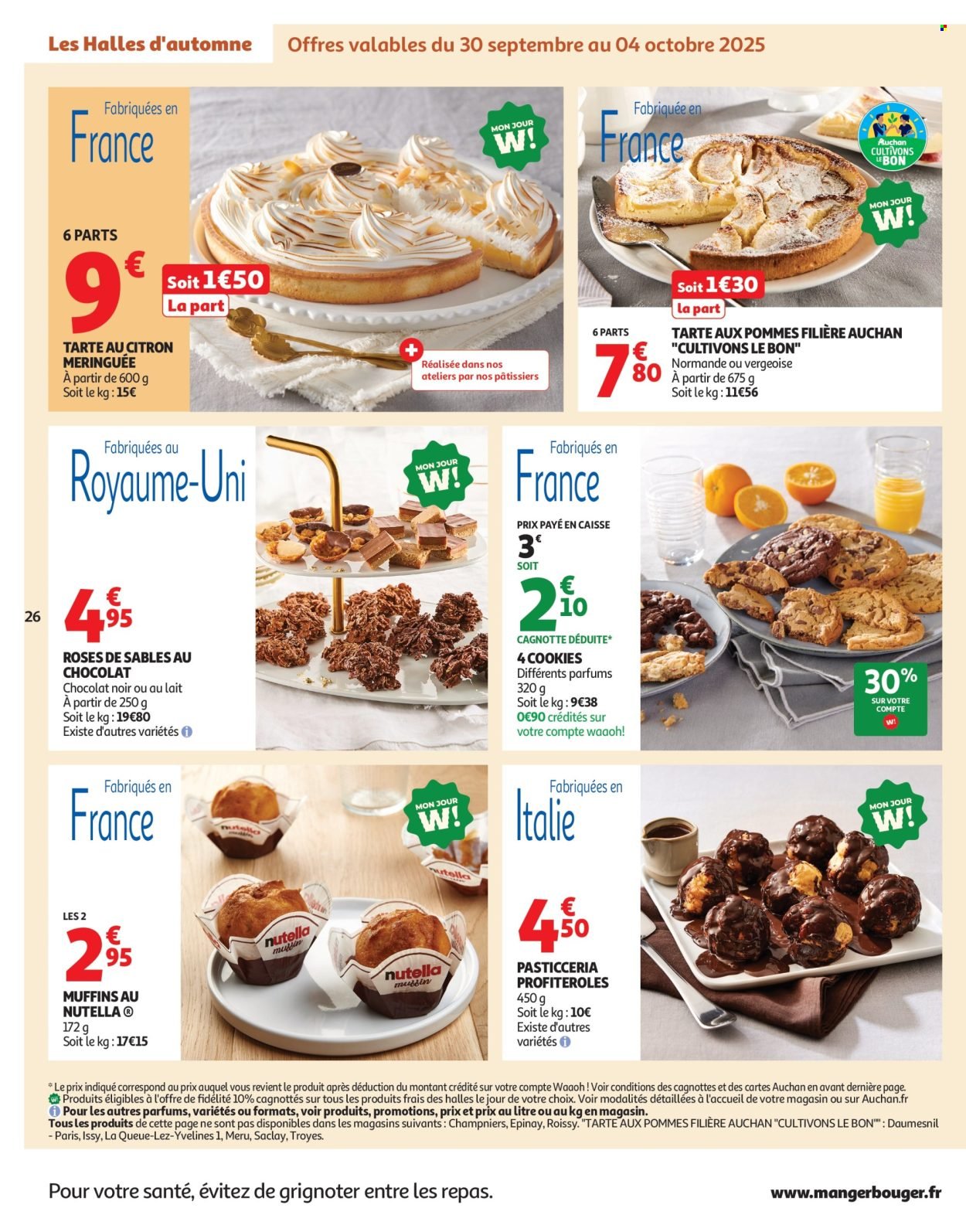 Catalogue AUCHAN - Les Halles d'automne : les prix bas, c'est toujours de saison (2025-09-30 - 2025-10-12)