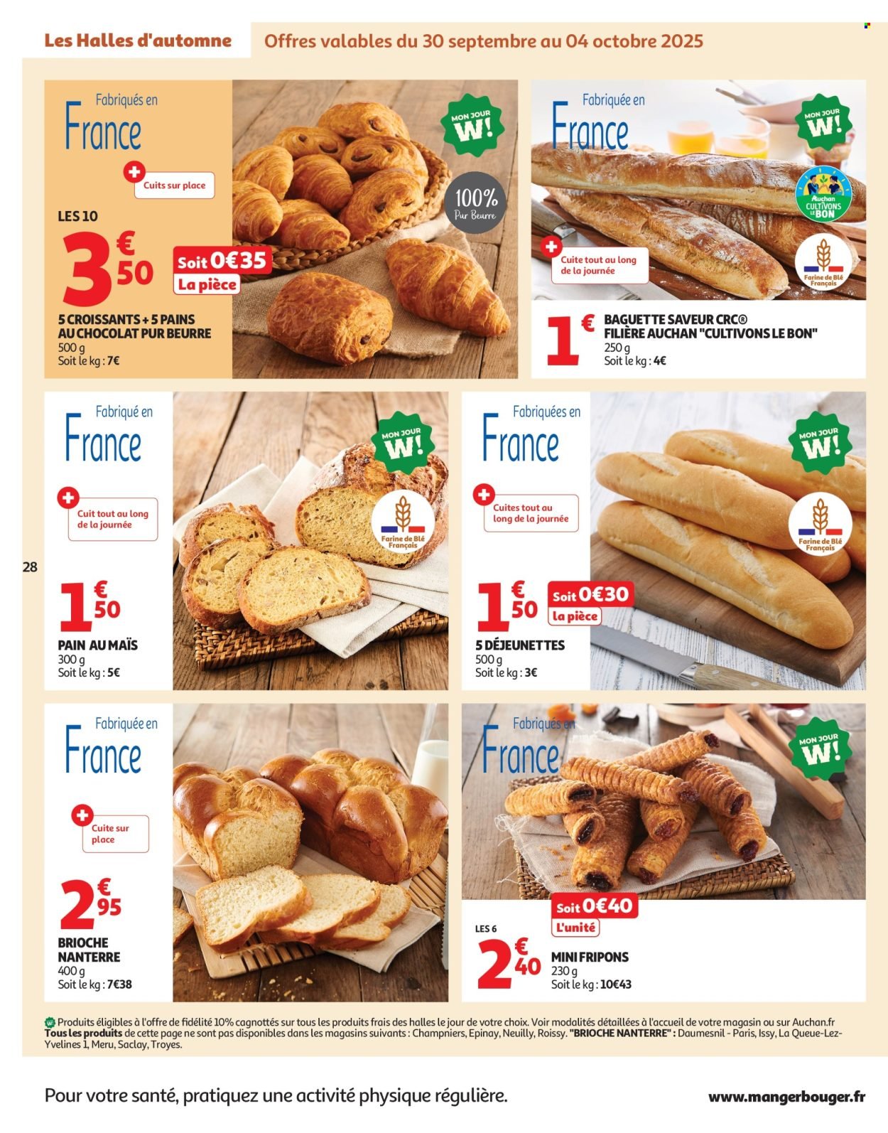Catalogue AUCHAN - Les Halles d'automne : les prix bas, c'est toujours de saison (2025-09-30 - 2025-10-12)