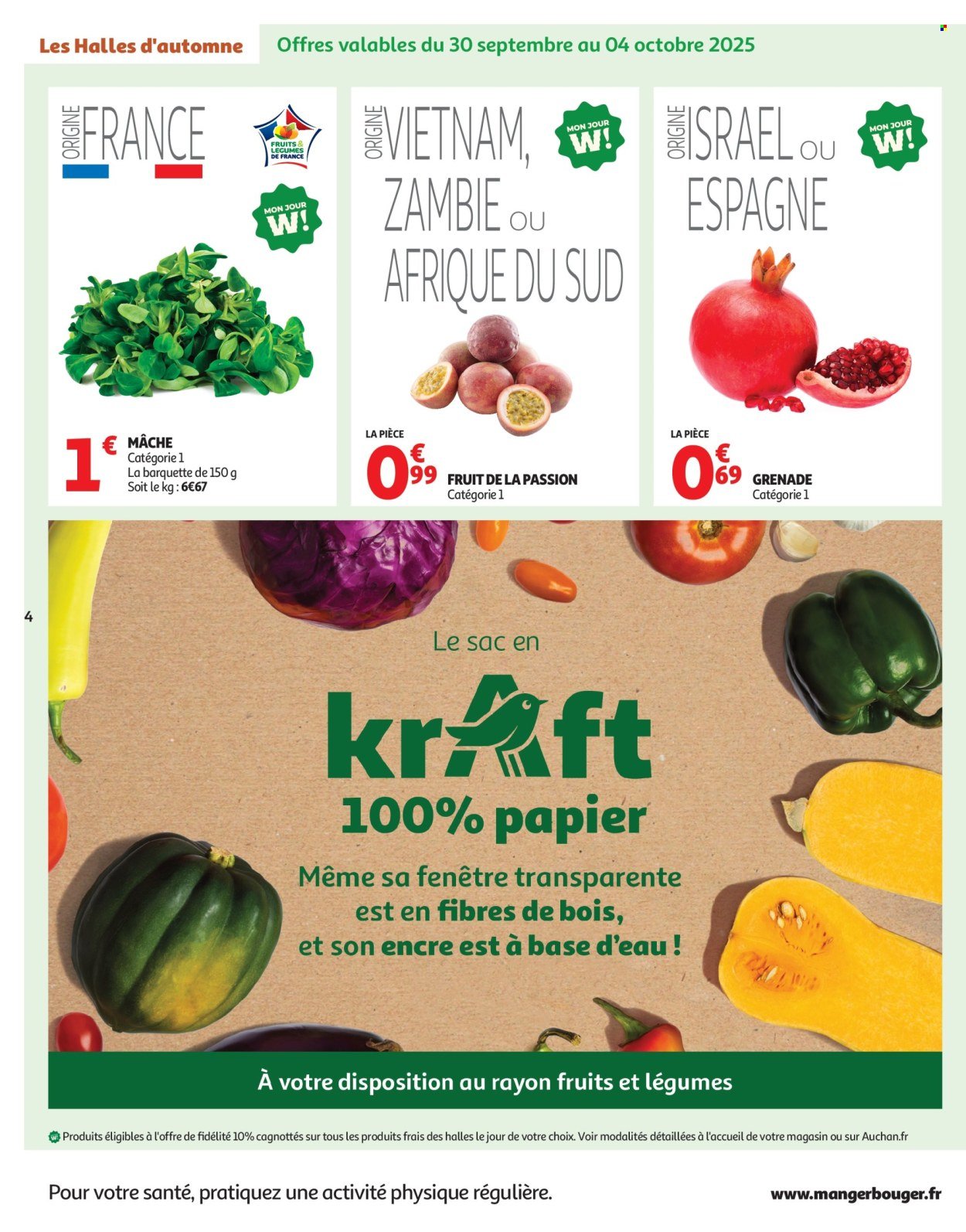 Catalogue AUCHAN - Les Halles d'automne : les prix bas, c'est toujours de saison (2025-09-30 - 2025-10-12)