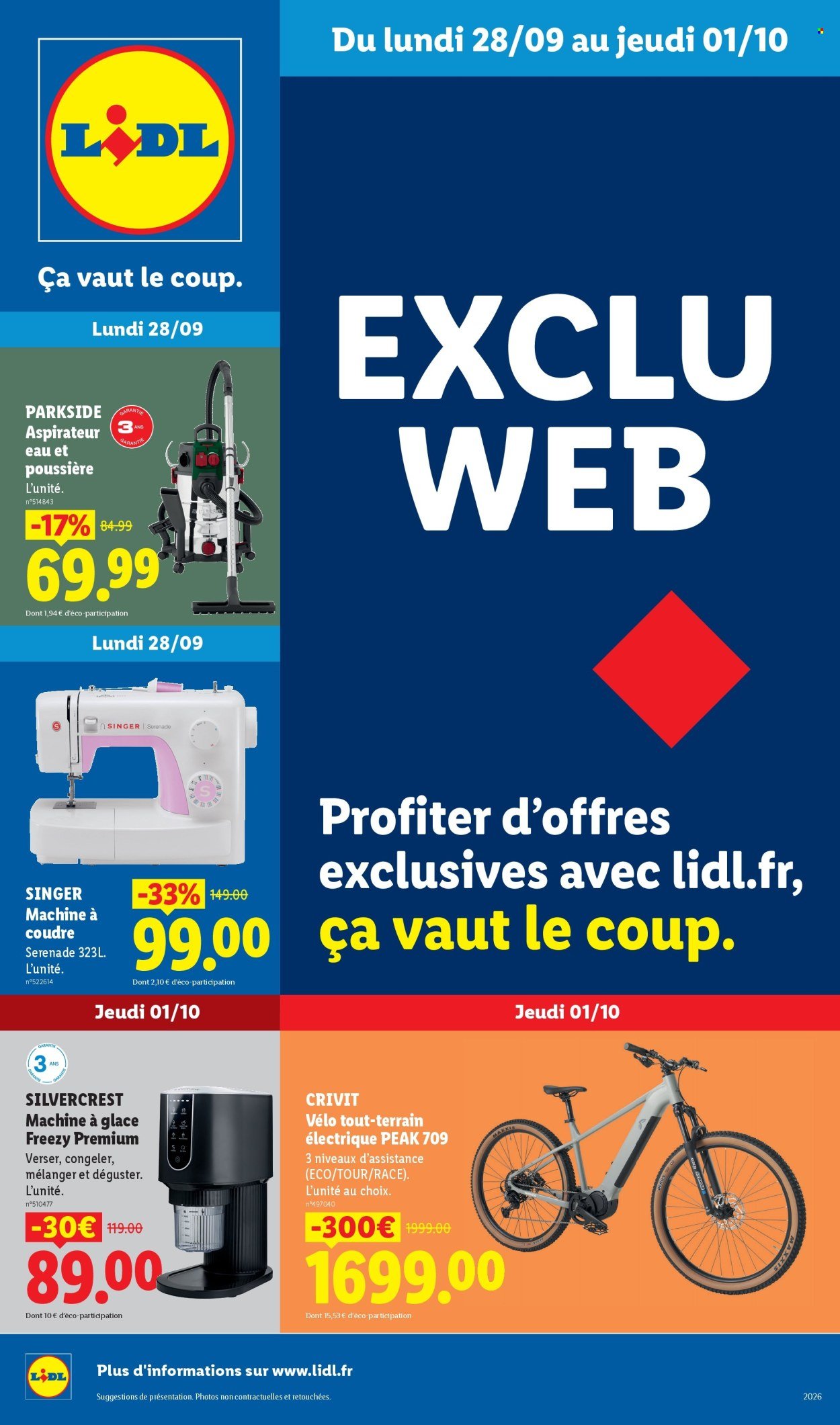 Catalogue LIDL - Les Exclus Web de la semaine