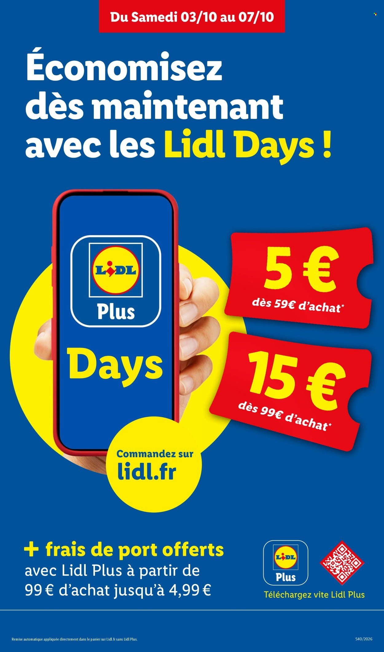 Catalogue LIDL - Les Exclus Web de la semaine
