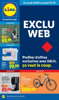 Catalogue LIDL - Les Exclus Web de la semaine