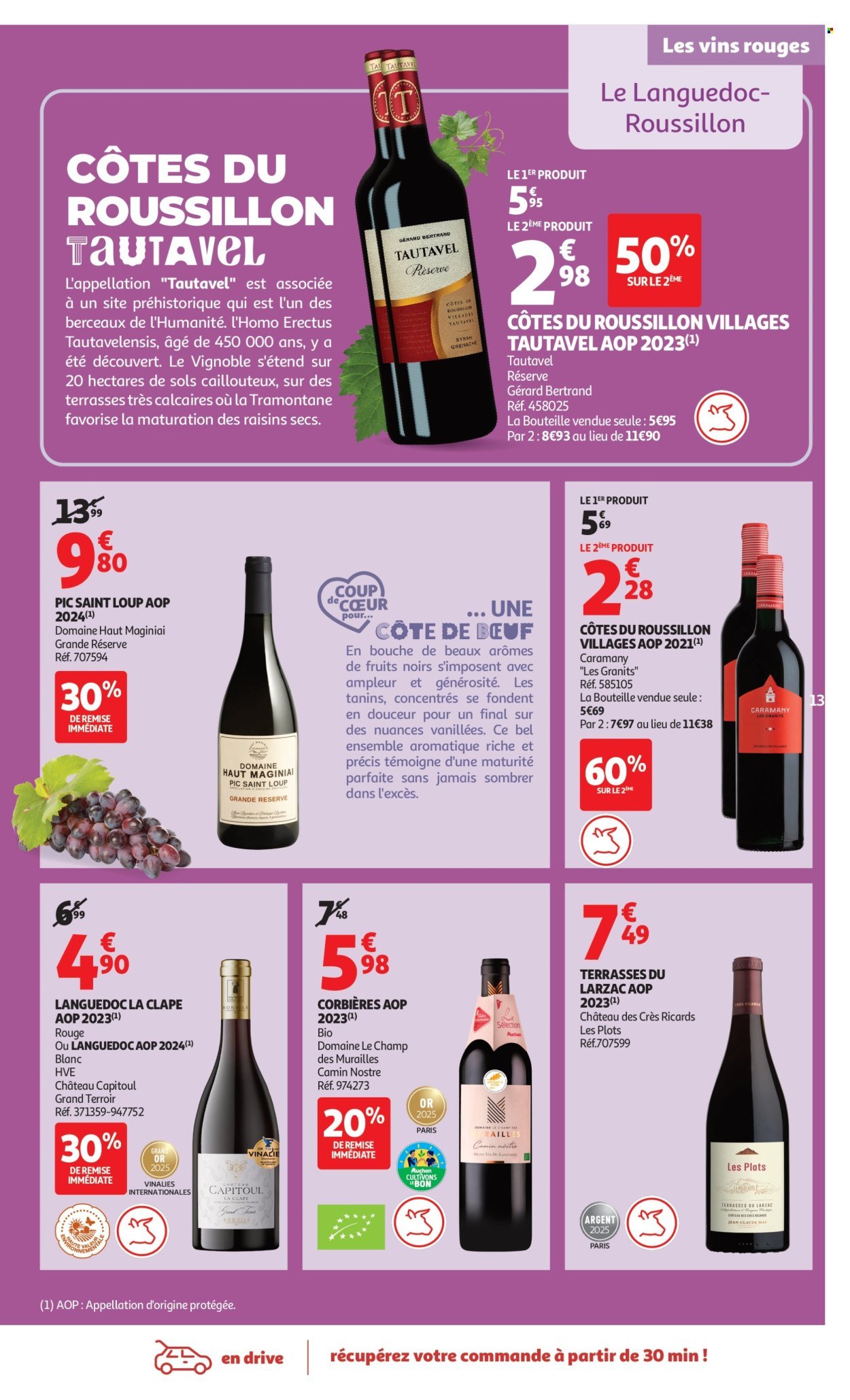 Catalogue AUCHAN - Foire aux Vins dans votre supermarché (2025-09-09 - 2025-09-27)