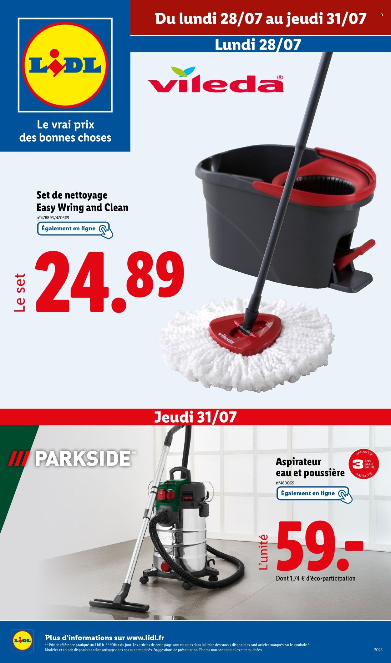 Catalogue LIDL - Les bonnes affaires de la semaine (2025-07-28 - 2025-07-31)