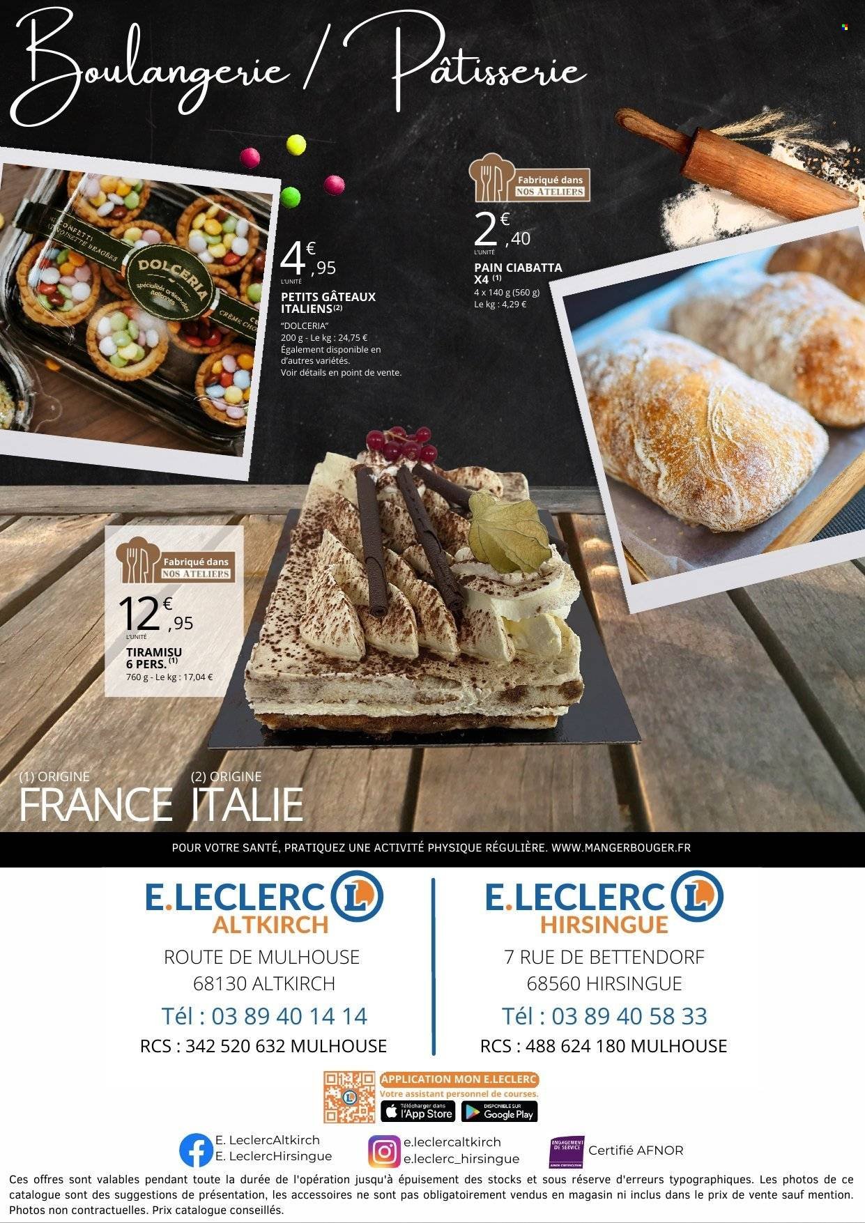 Catalogue E.LECLERC - SEMAINE ITALIENNE