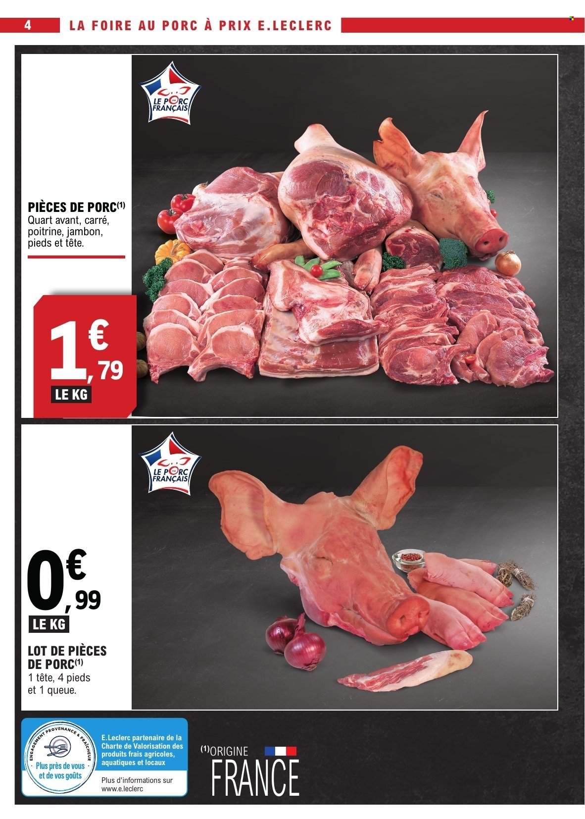 Catalogue E.LECLERC - FOIRE AU PORC
