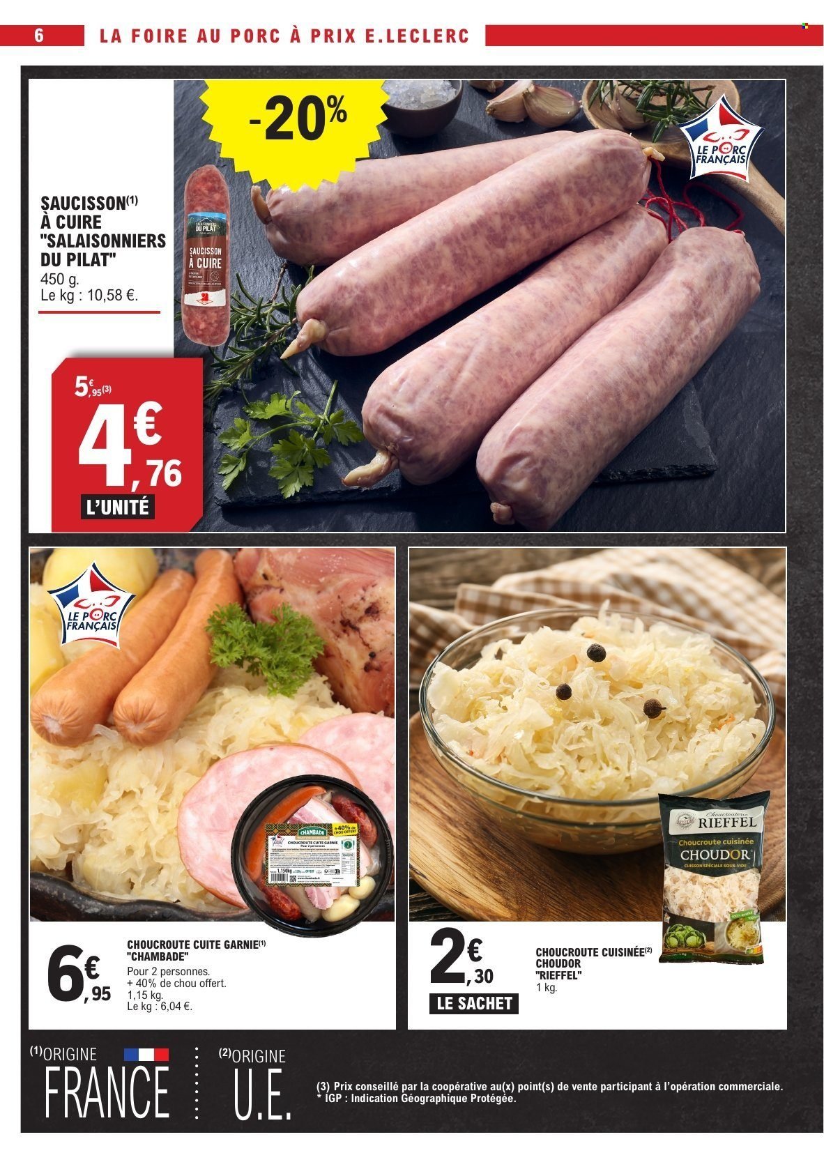 Catalogue E.LECLERC - FOIRE AU PORC