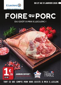 Catalogue E.LECLERC - FOIRE AU PORC