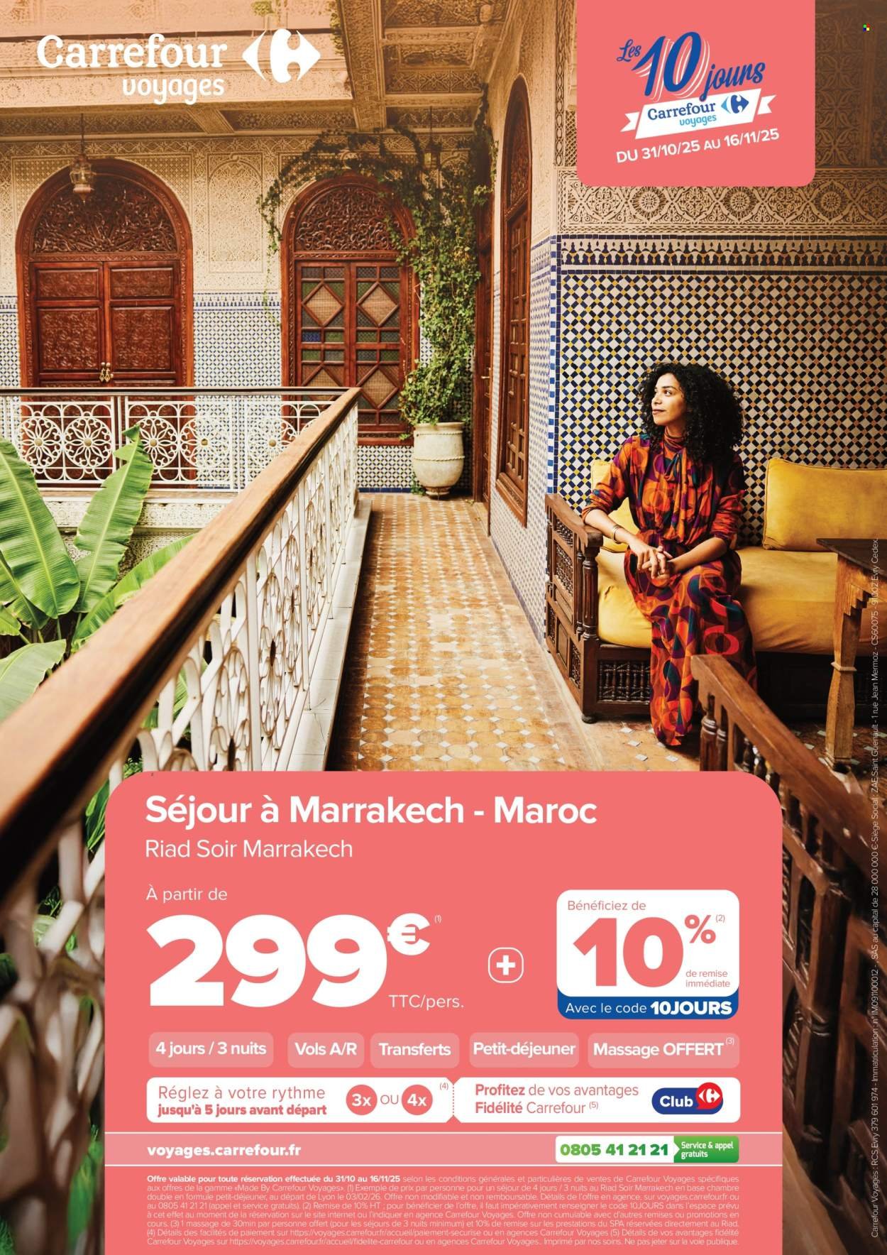 Catalogue CARREFOUR - LES 10 JOURS CARREFOUR VOYAGES