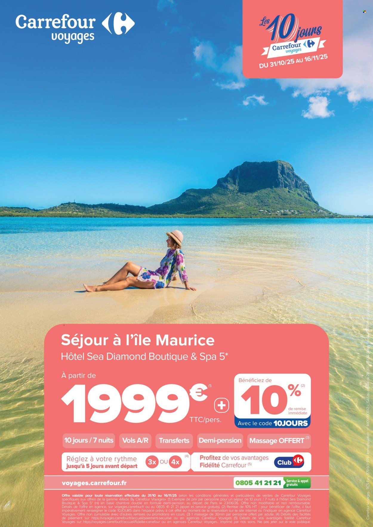 Catalogue CARREFOUR - LES 10 JOURS CARREFOUR VOYAGES