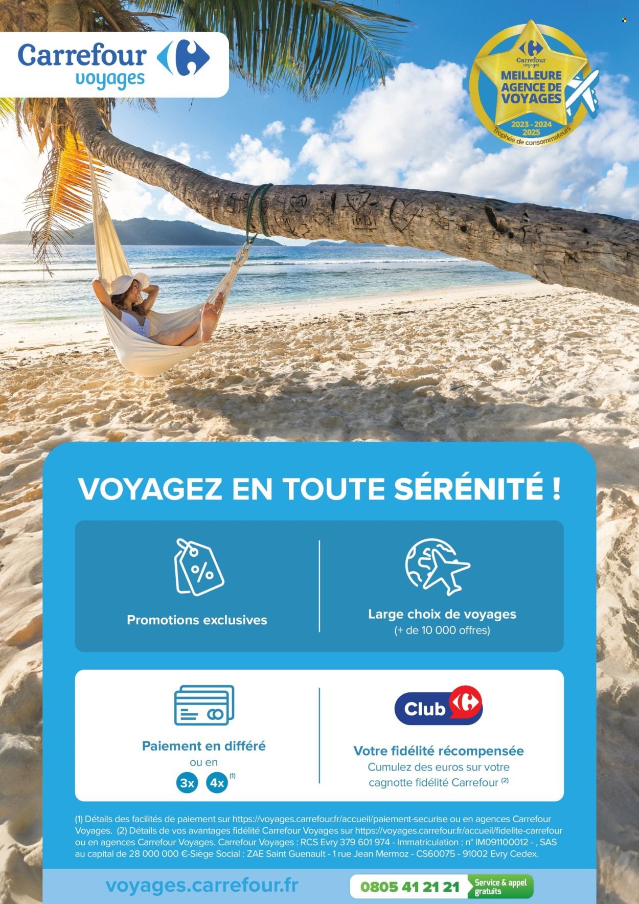 Catalogue CARREFOUR - LES 10 JOURS CARREFOUR VOYAGES