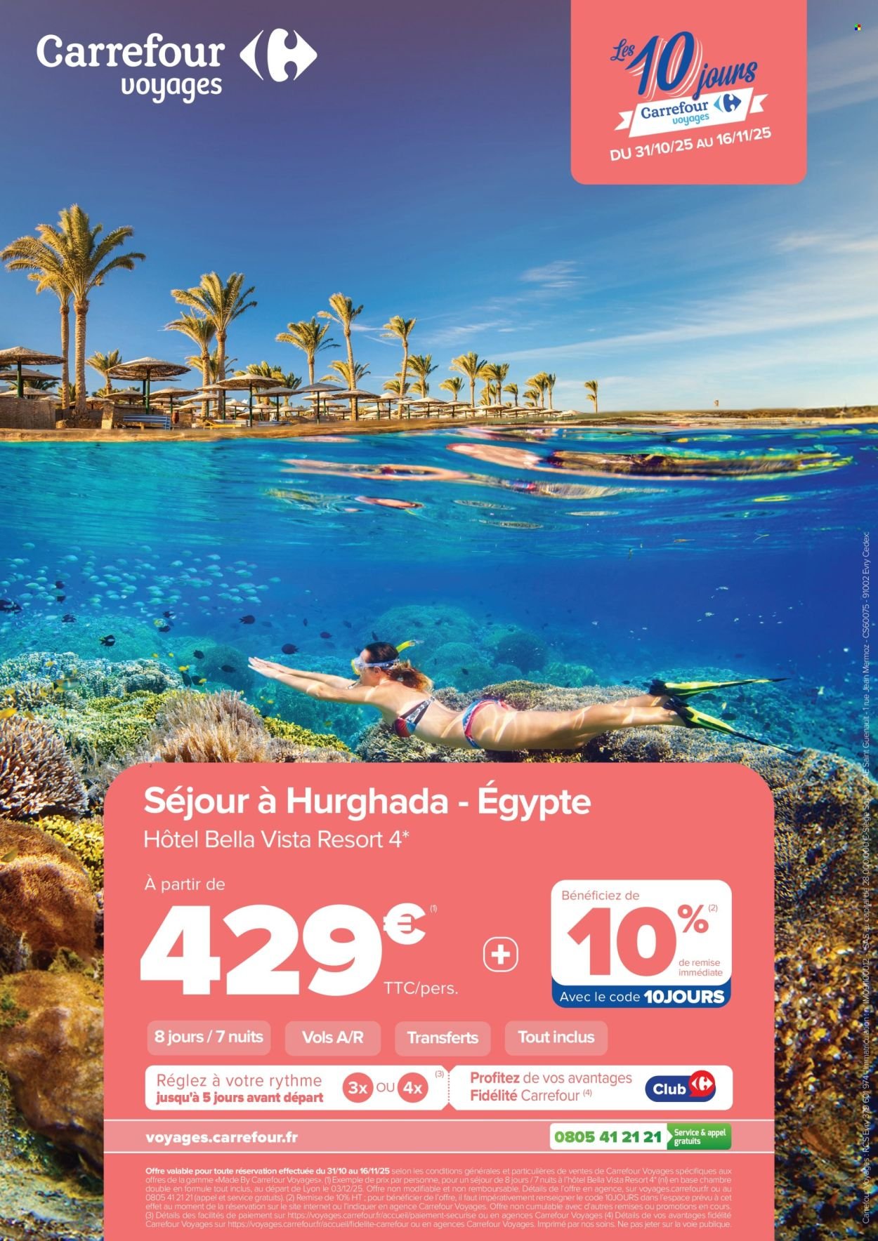 Catalogue CARREFOUR - LES 10 JOURS CARREFOUR VOYAGES