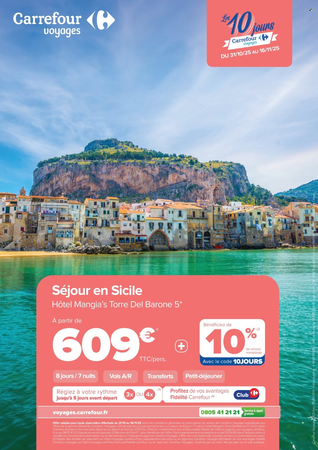 Catalogue CARREFOUR - LES 10 JOURS CARREFOUR VOYAGES