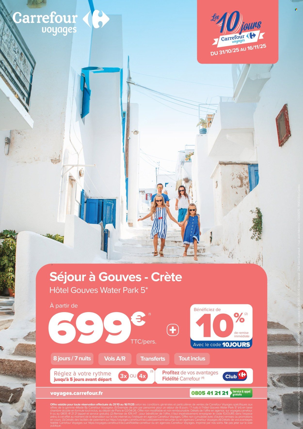 Catalogue CARREFOUR - LES 10 JOURS CARREFOUR VOYAGES