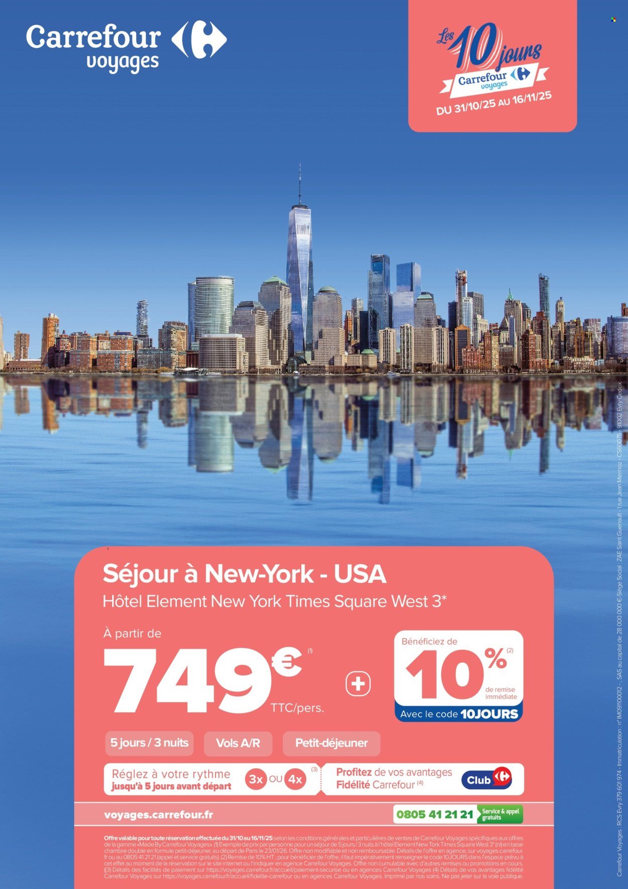 Catalogue CARREFOUR - LES 10 JOURS CARREFOUR VOYAGES