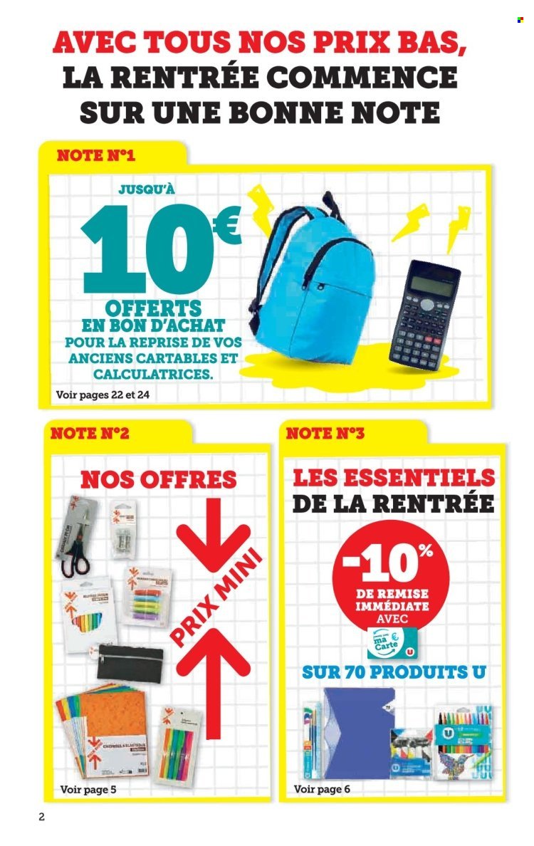 Catalogue HYPER U - Les prix bas Spécial Rentrée (2025-08-12 - 2025-09-07)