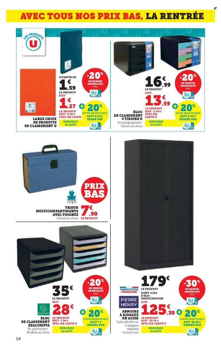 Catalogue HYPER U - Les prix bas Spécial Rentrée (2025-08-12 - 2025-09-07)