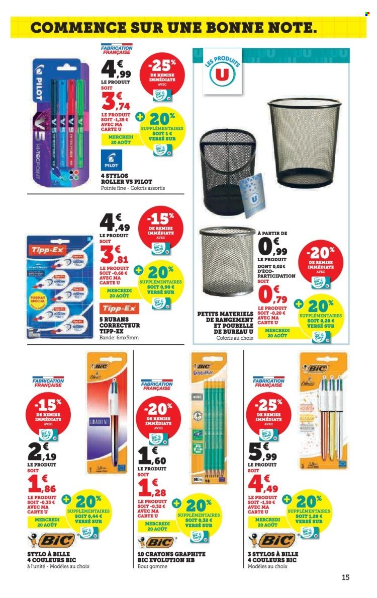 Catalogue HYPER U - Les prix bas Spécial Rentrée (2025-08-12 - 2025-09-07)