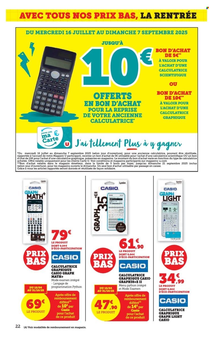 Catalogue HYPER U - Les prix bas Spécial Rentrée (2025-08-12 - 2025-09-07)