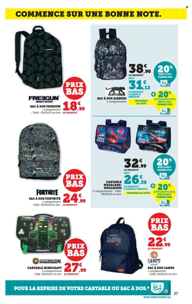 Catalogue HYPER U - Les prix bas Spécial Rentrée (2025-08-12 - 2025-09-07)
