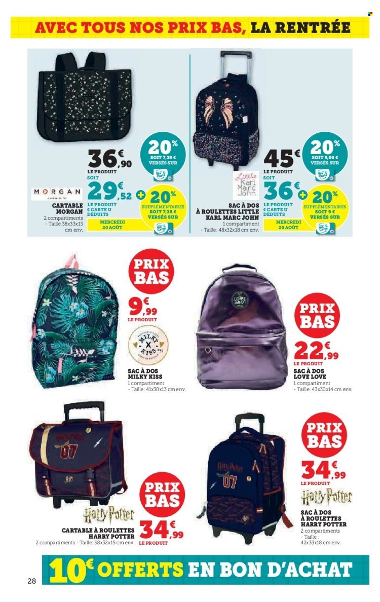 Catalogue HYPER U - Les prix bas Spécial Rentrée (2025-08-12 - 2025-09-07)