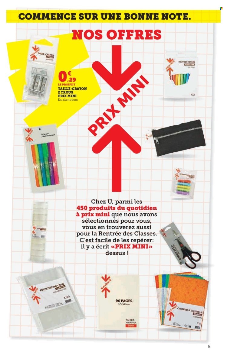 Catalogue HYPER U - Les prix bas Spécial Rentrée (2025-08-12 - 2025-09-07)