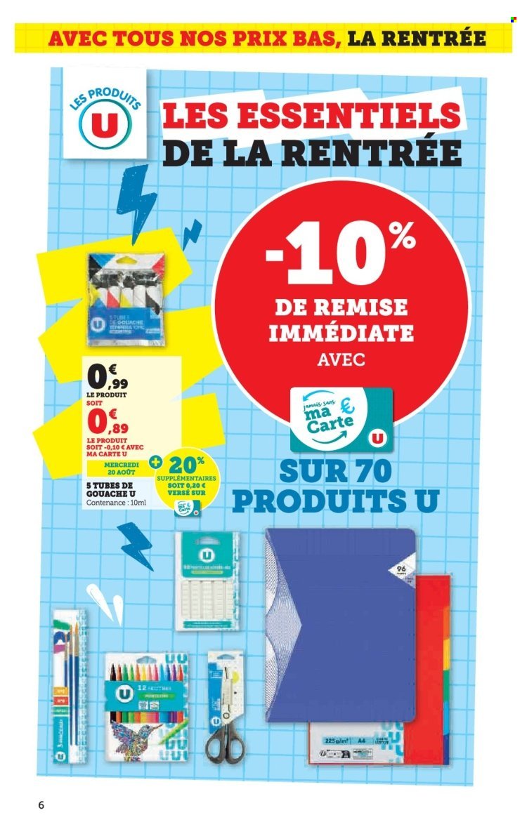 Catalogue HYPER U - Les prix bas Spécial Rentrée (2025-08-12 - 2025-09-07)