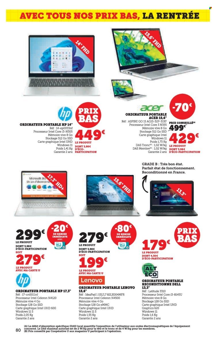 Catalogue HYPER U - Les prix bas Spécial Rentrée (2025-08-12 - 2025-09-07)