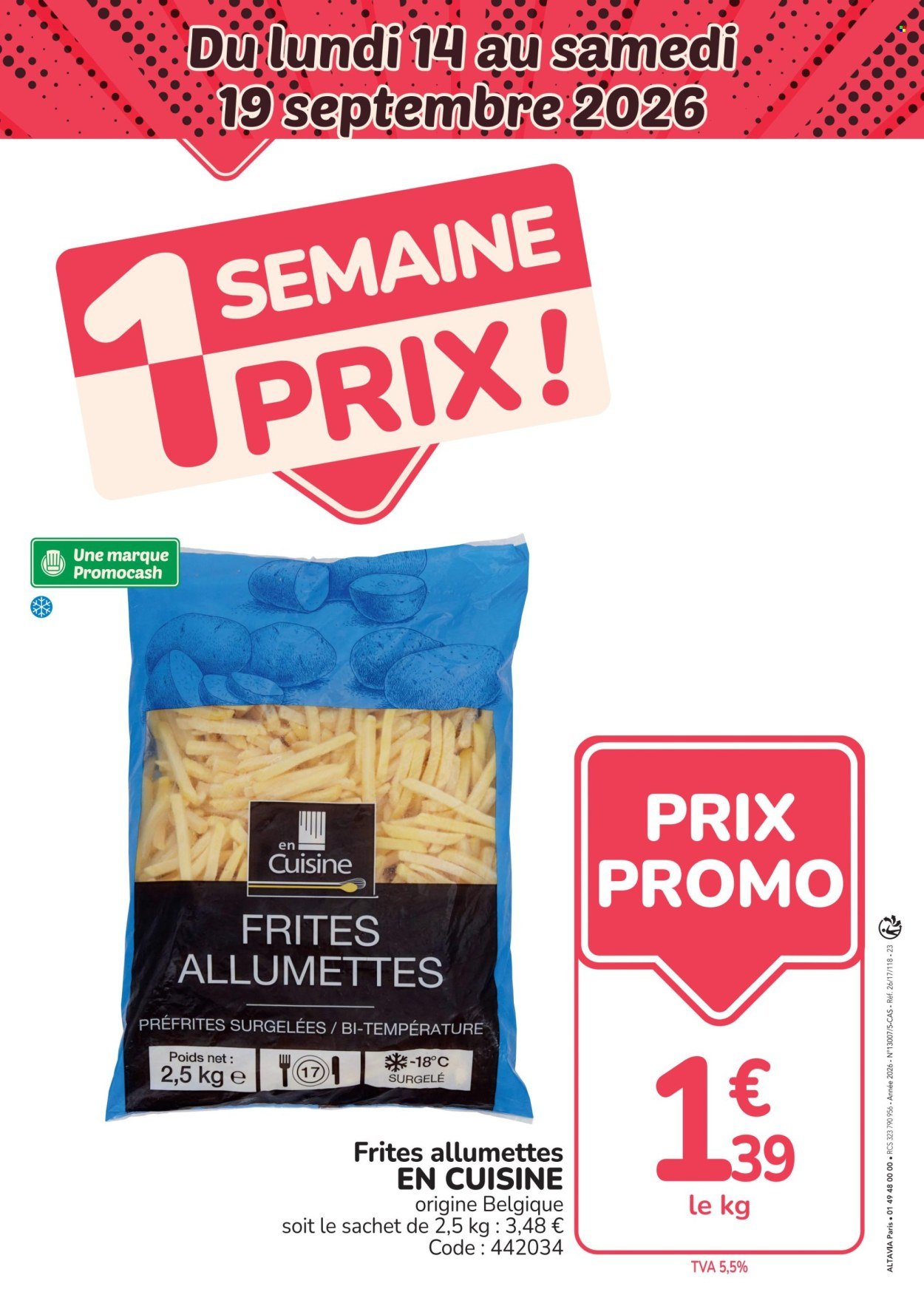 Catalogue PROMOCASH - 1 semaine prix