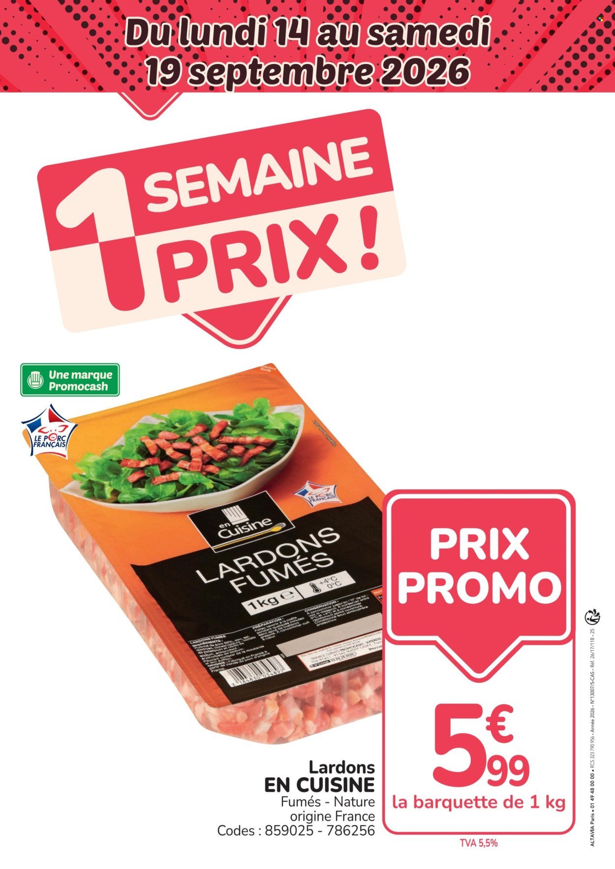 Catalogue PROMOCASH - 1 semaine prix