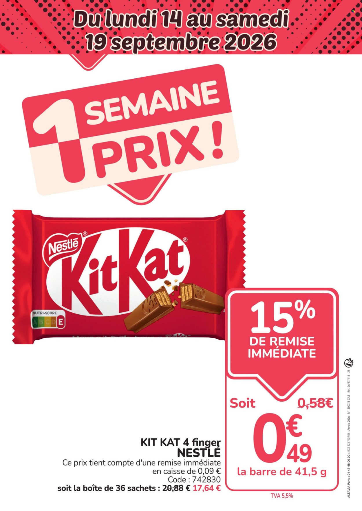 Catalogue PROMOCASH - 1 semaine prix