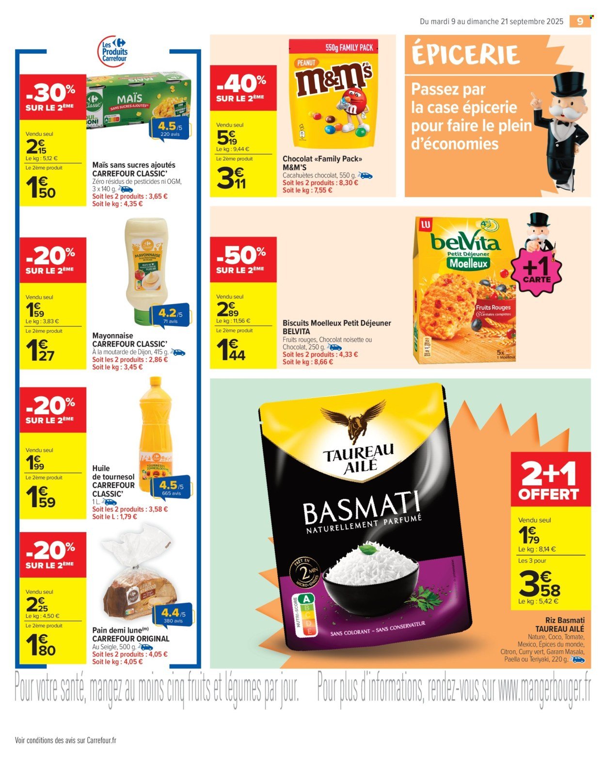 Catalogue CARREFOUR MARKET - LE MOIS MONOPOLY, 70% D'ÉCONOMIES (2025-09-09 - 2025-09-21)