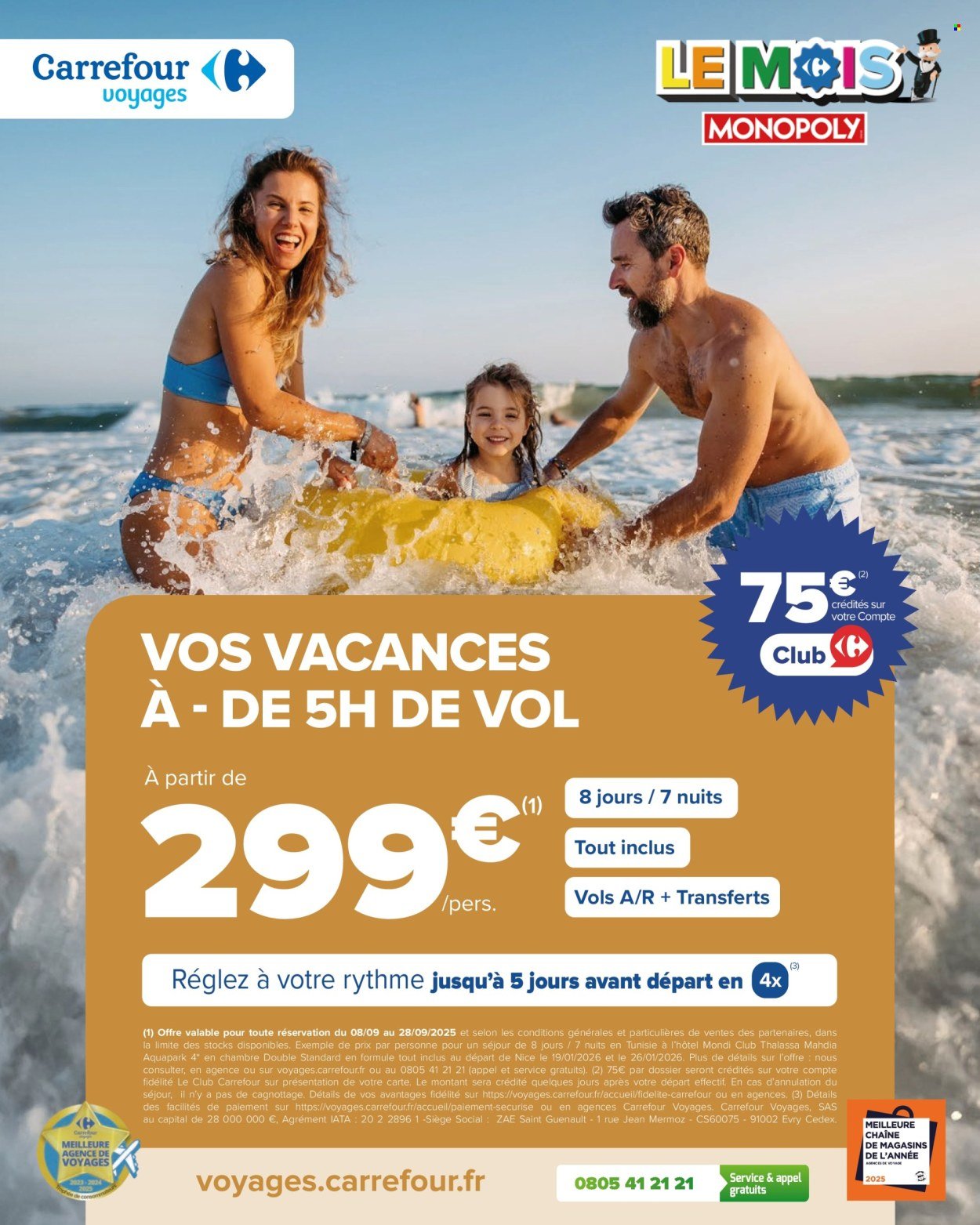 Catalogue CARREFOUR MARKET - LE MOIS MONOPOLY, 70% D'ÉCONOMIES (2025-09-09 - 2025-09-21)