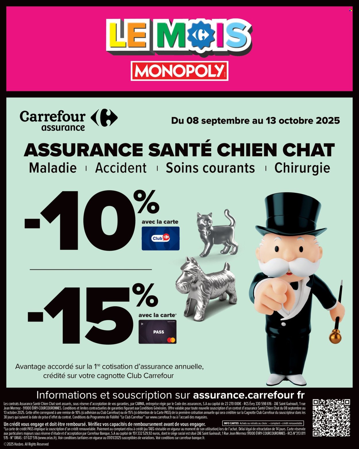 Catalogue CARREFOUR MARKET - LE MOIS MONOPOLY, 70% D'ÉCONOMIES (2025-09-09 - 2025-09-21)