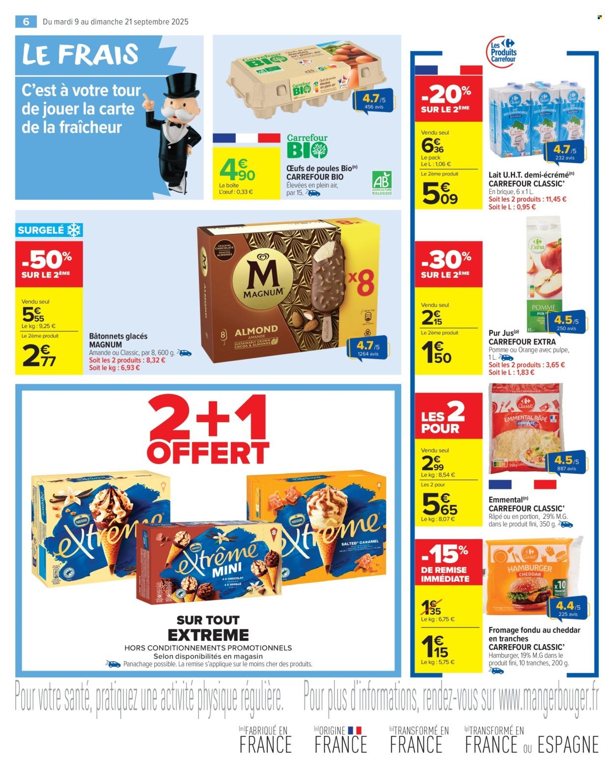 Catalogue CARREFOUR MARKET - LE MOIS MONOPOLY, 70% D'ÉCONOMIES (2025-09-09 - 2025-09-21)