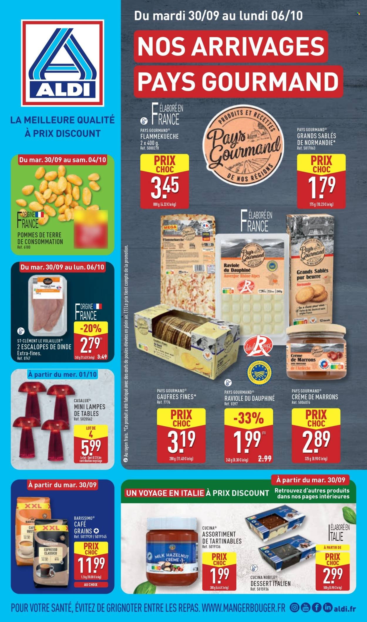Catalogue ALDI - Nos arrivages pays gourmand (2025-09-30 - 2025-10-06)